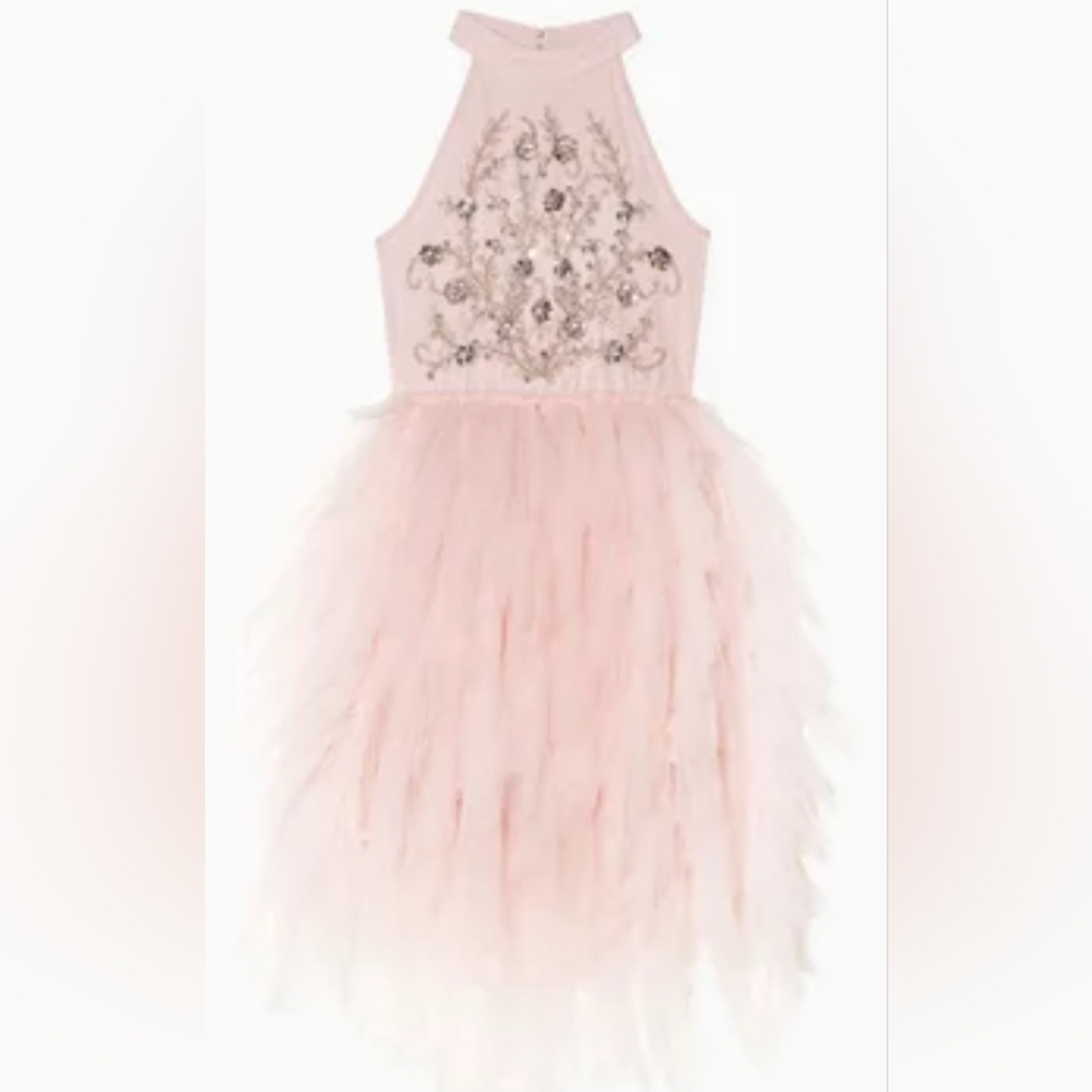 TTDM tutu du monde tulle ruffle long dress 12 14 16
